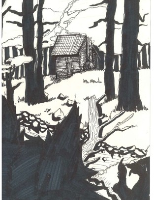 Caperucita roja sola