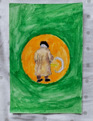 Detalle de un proverbio de Pieter Brueghel