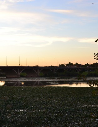 " Mucho puente para tan poca agua "